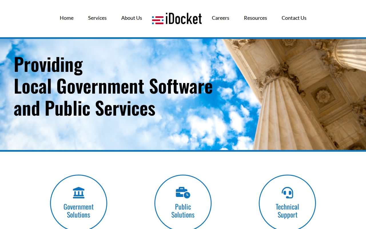 Jackson County warrant lookup, iDocket district case search interface