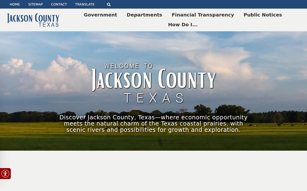 Jackson County warrant records research, county homepage and public service navigation